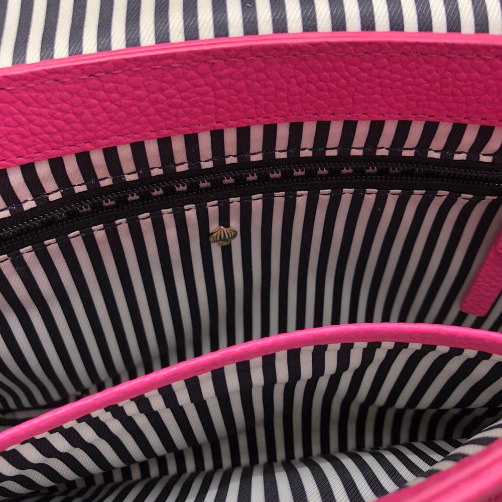 Kate Spade Pink Pebbled Soft Leather Crossbody - Picture 8 of 11